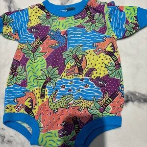 Vintage alligator romper